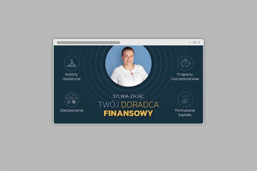 Grafika open graph na stronę doradcy finansowego - Grafika Reklamowa Wrocław