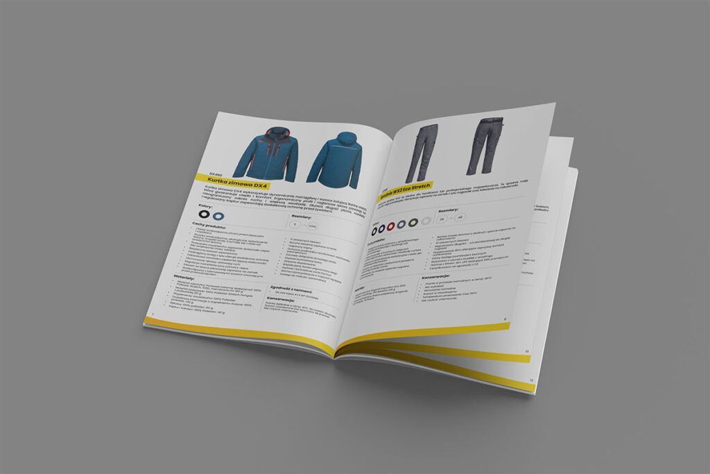 Katalog firmowy z odzieżą roboczą - Grafik Wrocław