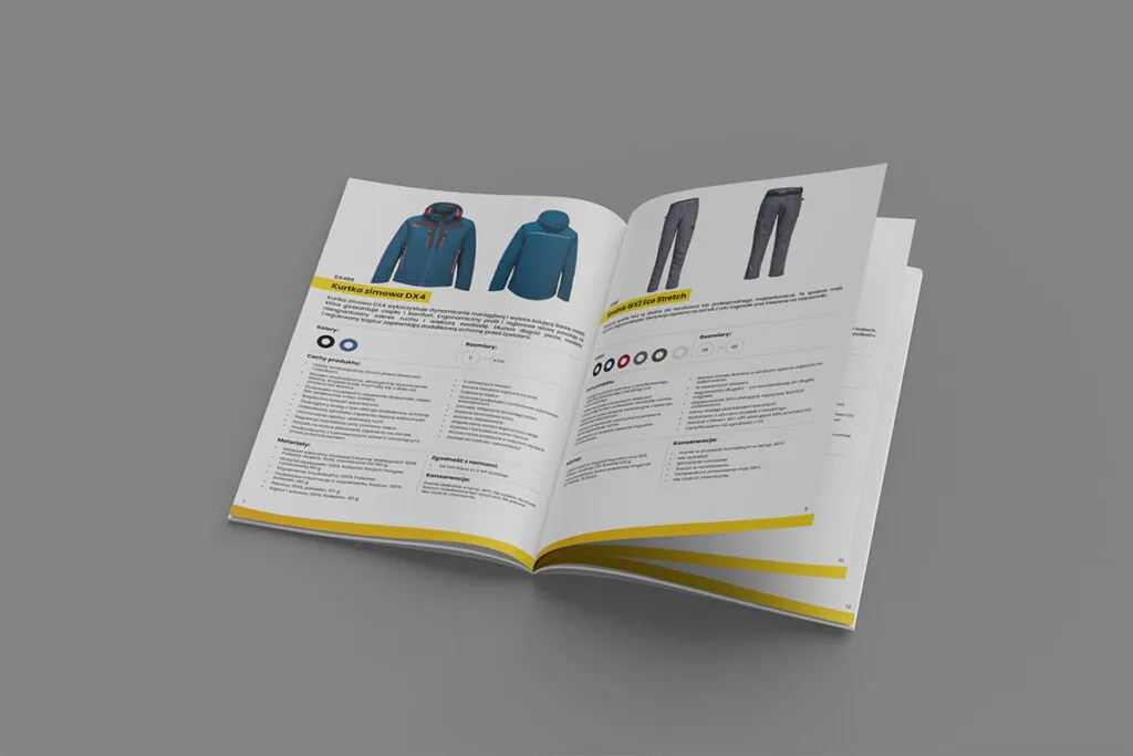 Katalog firmowy z odzieżą roboczą - Grafik Wrocław