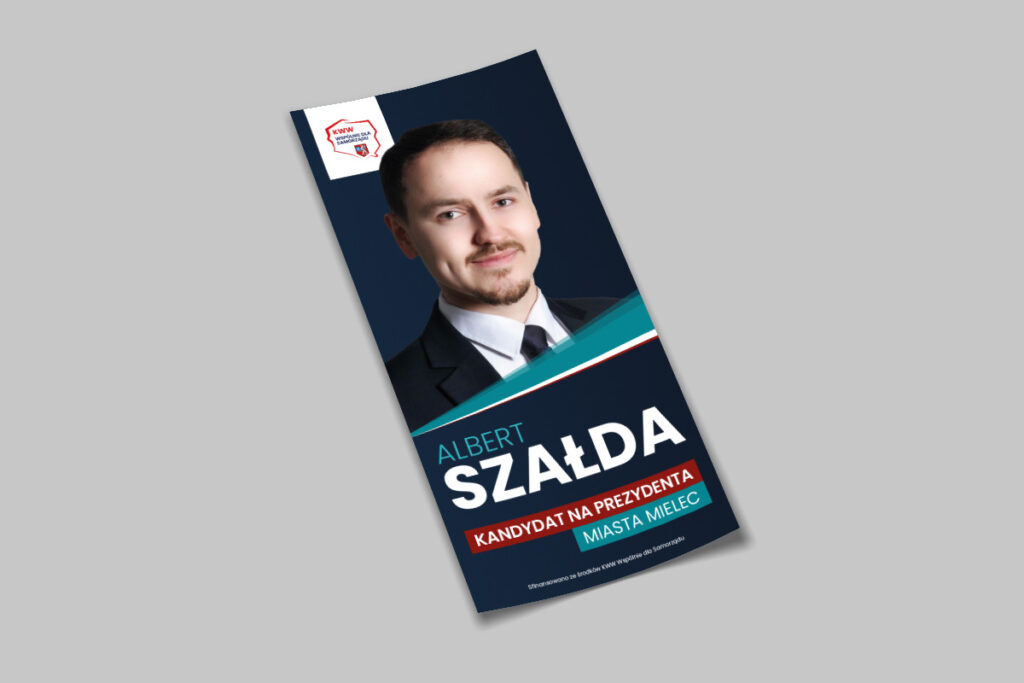 Ulotka wyborcza DL - Grafika Reklamowa Wrocław