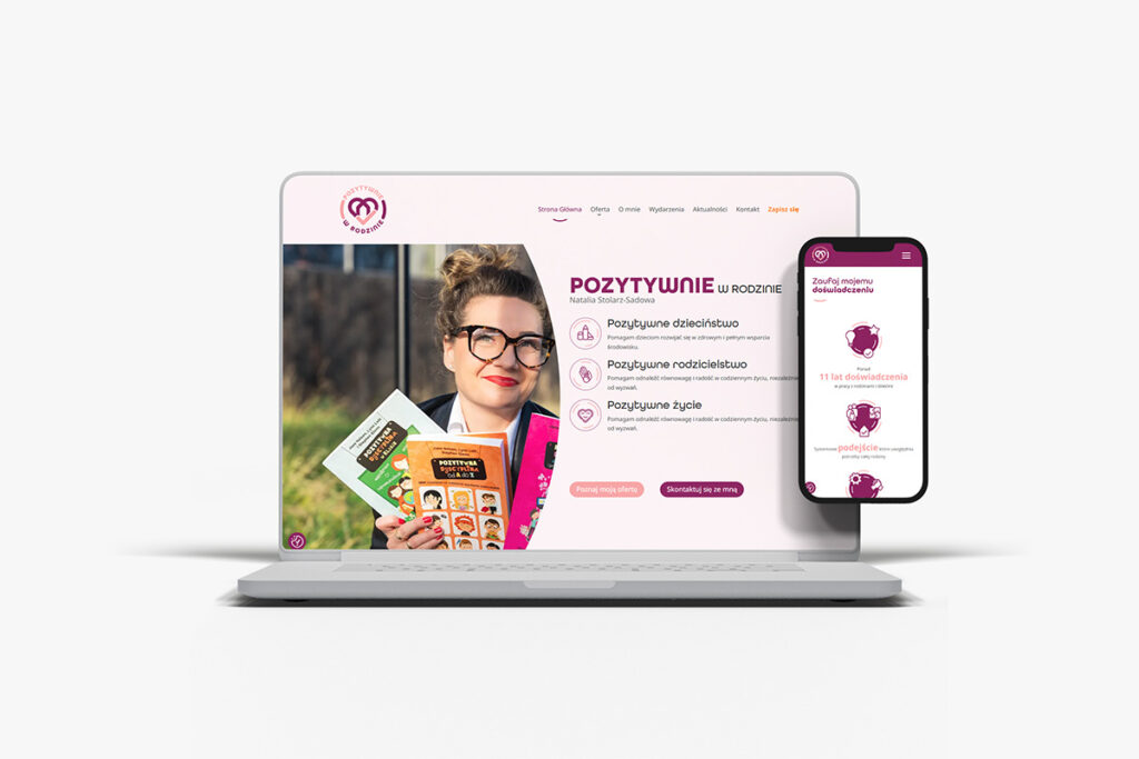 Ciekawa strona internetowa dla psychoterapeuty dziecięcego - Projektowanie www Wrocław