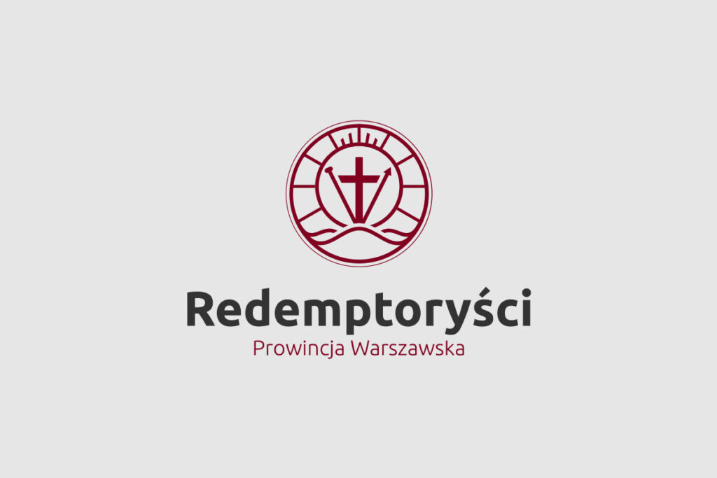 Burgundowe logo dla zakonu kościelnego - Projektowanie Logo Wrocław