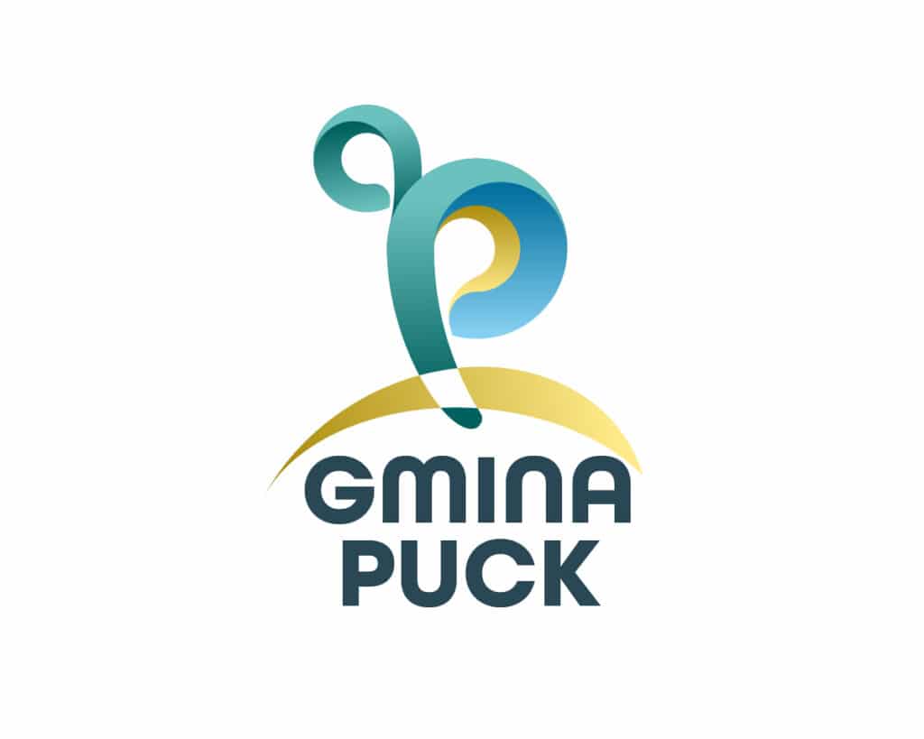 Logo Gminy Puck wykonane w ramach konkursu